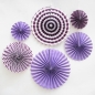 파티용 페이퍼휠 6세트(퍼플)