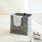 펠트 사각 수납함(라이트그레이) (20cmx12cmx20cm)