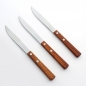 럭셔리 우드핸들 디너 나이프 3p세트(월넛)