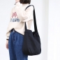 크로스 빅 숄더백(32cmx30cm) (블랙)