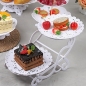 [쿠킹홈] 스위트 2단 디저트 트레이(하트라운드)