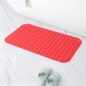 타일흡착 미끄럼방지 욕실매트(46x77cm) (레드)  