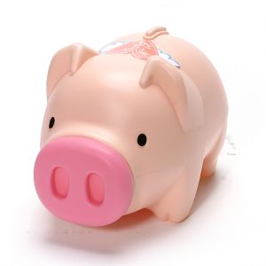 팬시 핑크 돼지저금통(왕대)