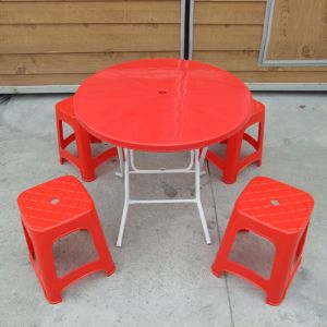 원형 접이식 테이블(80cmx72cm)