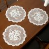 프렌치 레이스 테이블 러너 5p세트(꽃송이)